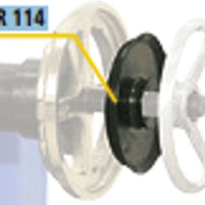 Rotary Cones GAR114, a set of two cones (Ø 7.9" - 8.7" - 11"), compatible with R544 and R540 balancers for heavy-duty vehicle alignment.