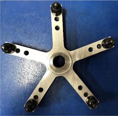 Rotary® Five Finger Adapter | GAR173 Rotary Five Finger Adapter GAR173 for R544 and R540 balancers. Handles patterns 5 x 225, 286, 335. Durable and precise tool for wheel alignment.