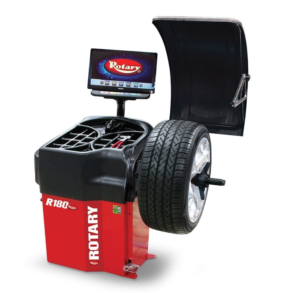 Rotary balancer tire machine R180 Pro 3D Auto with advanced 3D auto-balancing technology