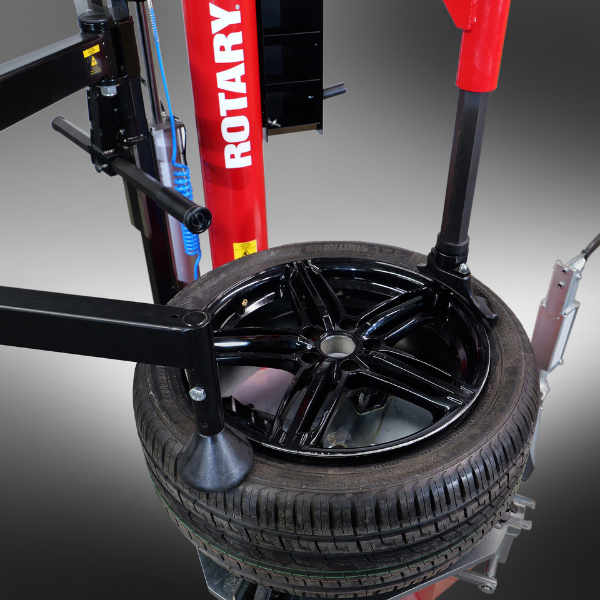 Rotary® R200 Tire Changer (110V) & R160 Wheel Balancer Combo Rotary R200 professional tire changer assist arm and top bead tool for wheel service