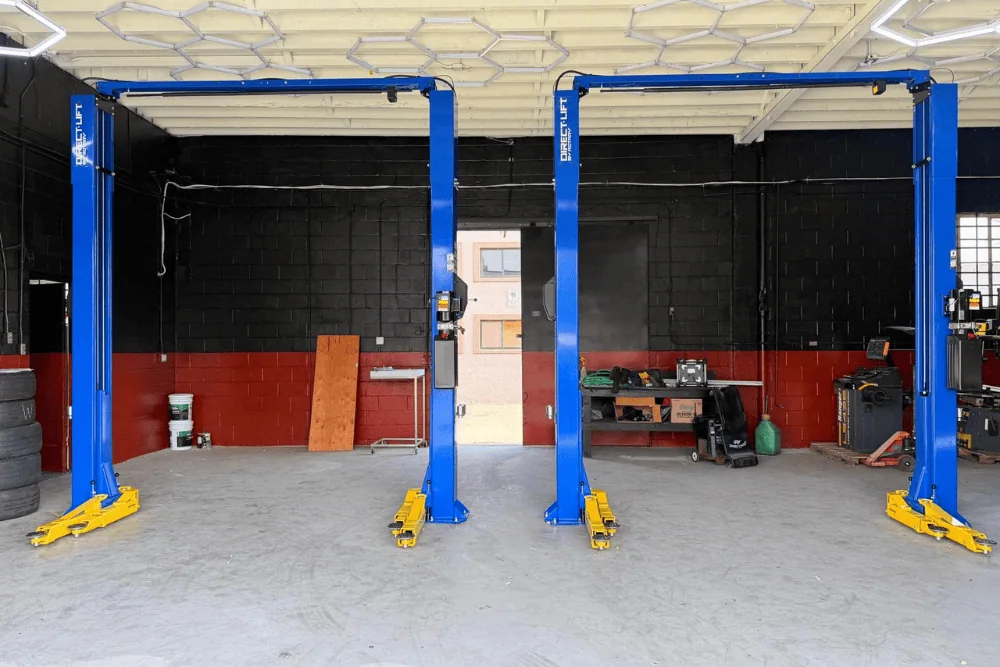 concrete requirements for 2 post car lift