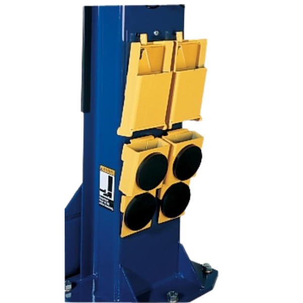 Rotary Lift® GM Flip-up Adapter Kit - 2 Stage Arms | FJ6105BK Rotary flip up Adapter Kit FJ6105BK with 2-stage arms and organizer rack