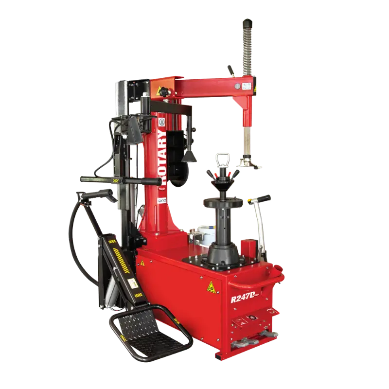 Rotary® Tire Changer – R247D.CL | Swingarm Center Lock Tire Changer Rotary R145DR Tilt Back High-Performance Tire Changer featuring robust construction and ergonomic design