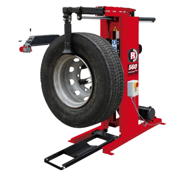 Rotary® Tire Changer – R560 | Roadside & Workshop Rotary R560 mobile tire changer for large commercial and OTR tires, designed for easy positioning and heavy-use applications