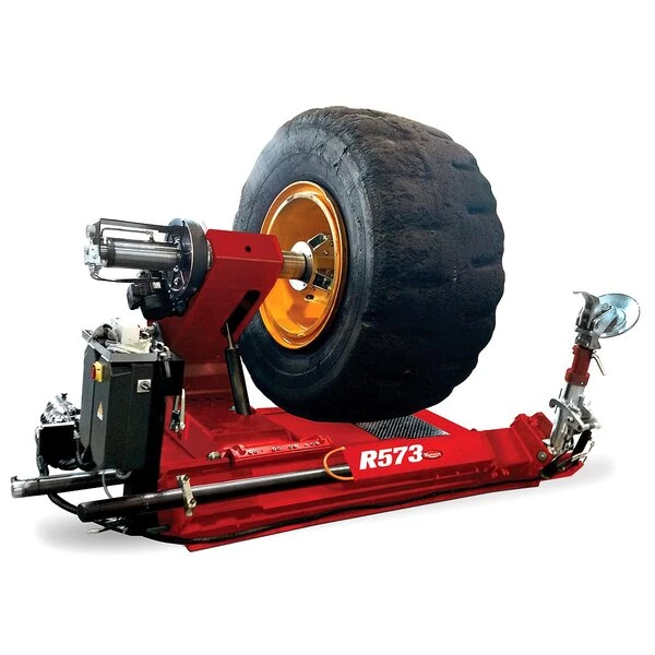 Rotary® Tire Changer – R573BT | Extreme Heavy-Duty Rotary R573 heavy duty tire machine for trucks, agricultural, and earthmoving vehicles with double speed rotation and high bead breaking force