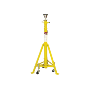 Rotary Lift RS20SYYL 20,000 lb screw-type adjustable maintenance jack stand 56.1 to 82.3 inches with spring-loaded casters
