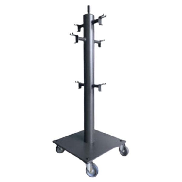 Rotary® Trolley with Casters | STDA155 Rotary Trolley with casters STDA155 - Trolley with casters for 3-point and 4-point clamp storage.