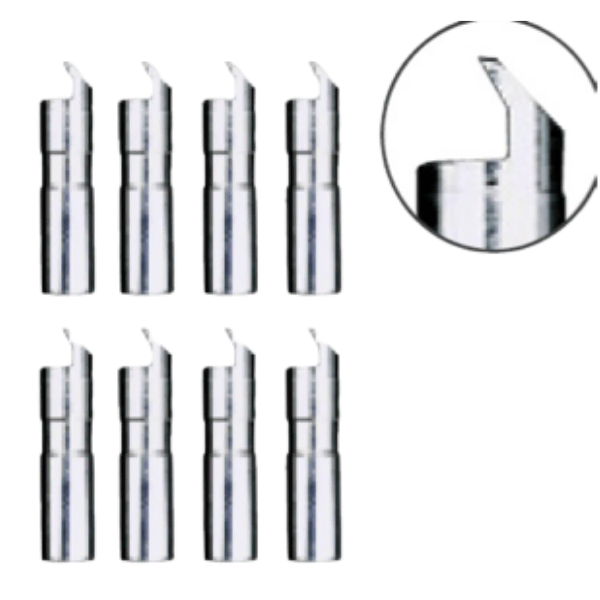 Rotary® Metal Claws for Protruding Hubbed Wheels | STDA41 Rotary Metal Claws for Protruding Hubbed Wheels STDA41 - Set of 8 long metal claws for STDA33EU clamps, designed for secure handling of hubbed wheels.
