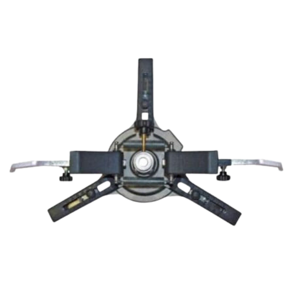 Rotary 3 Point Clamps STDA96 for 9"-24" wheels with quick-locking arms and manual diameter adjustment for CCD camera systems.