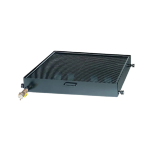Forward Lift rolling Oil Drain Pan designed FC5967 for CR14, OR14, and CR18 car lifts, showing durable construction and easy-to-use fluid collection features.